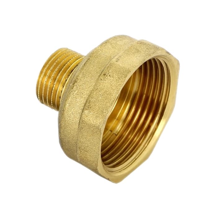 Переход латунный 1/2" мм 3/8" мм внутренняя-наружная резьба